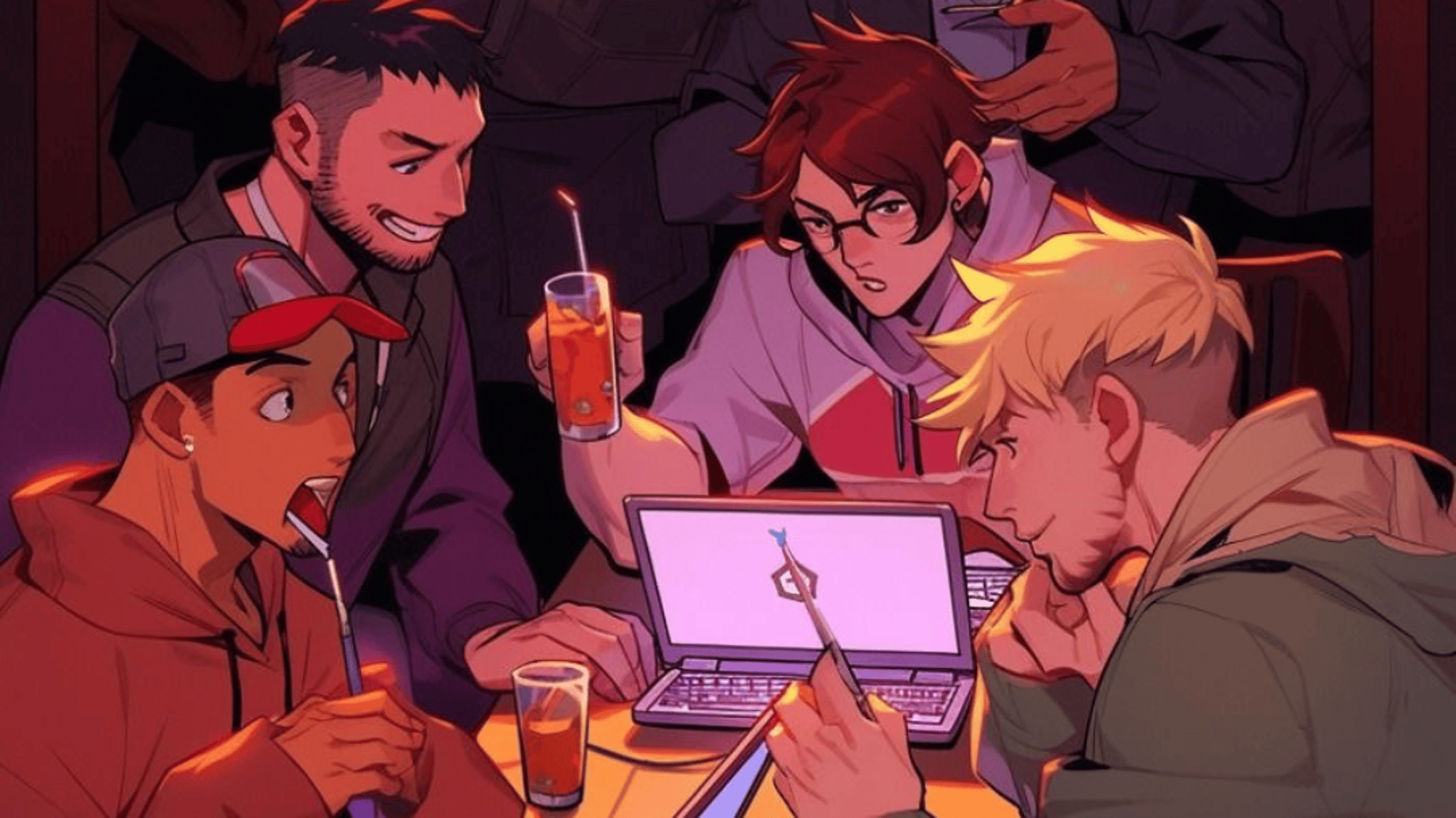 Four gay roommates