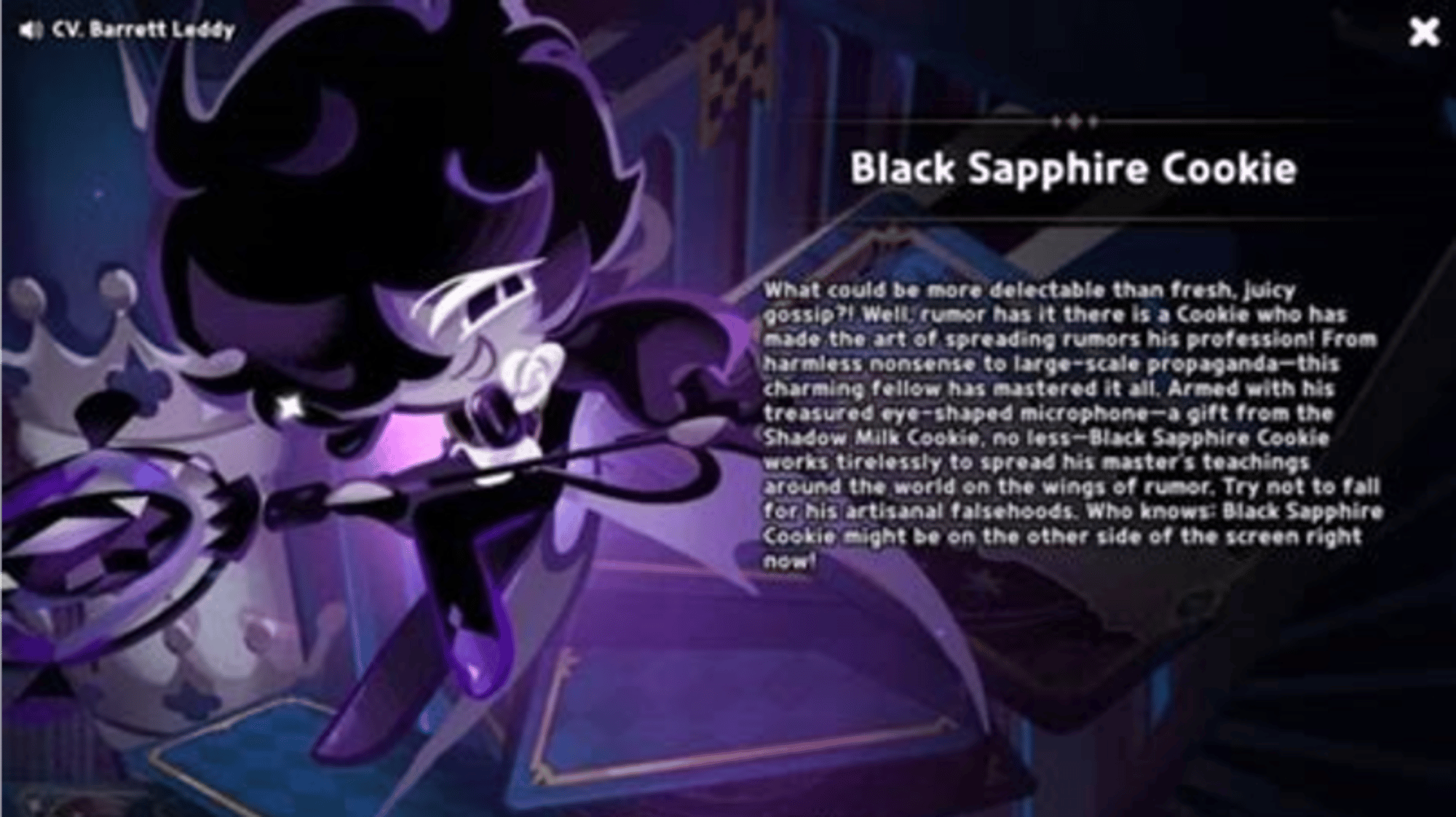 Black sapphire