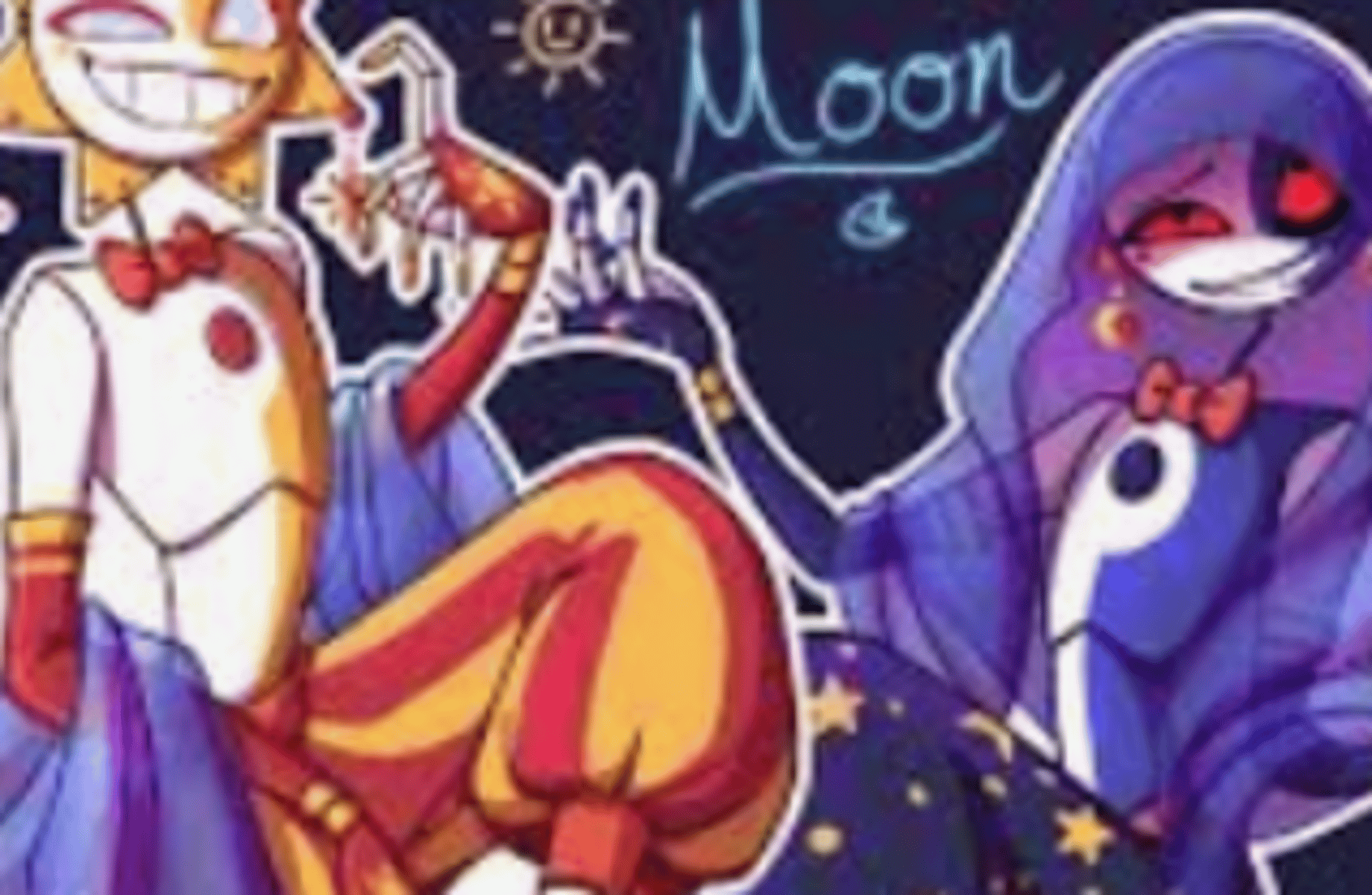 Genie Sun and genie Moon