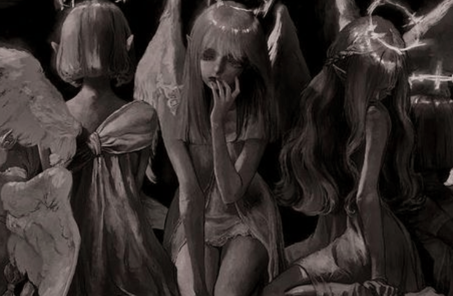bed rotting girl