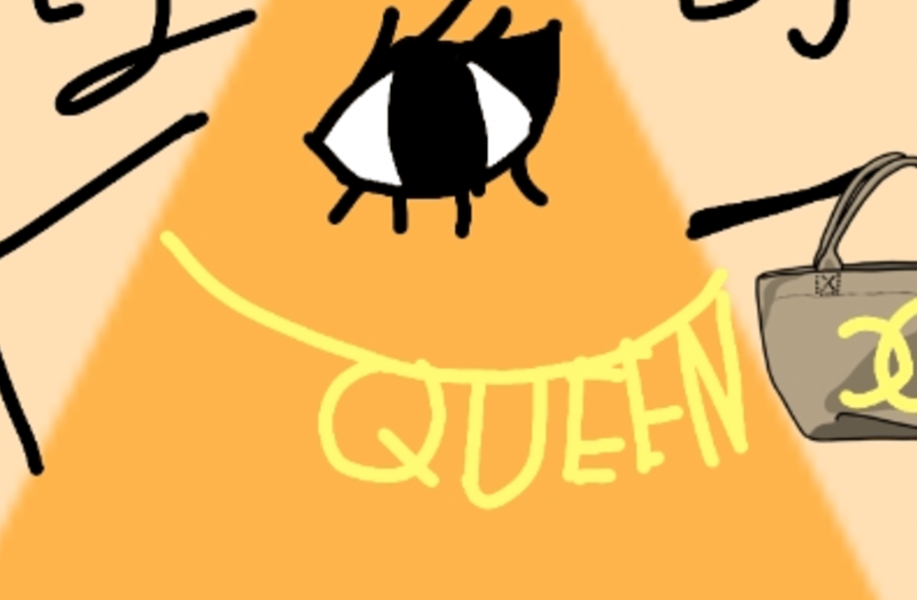 Bill cipher but a baddie