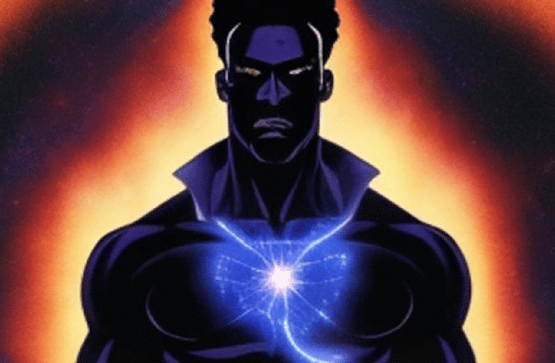 Dark person