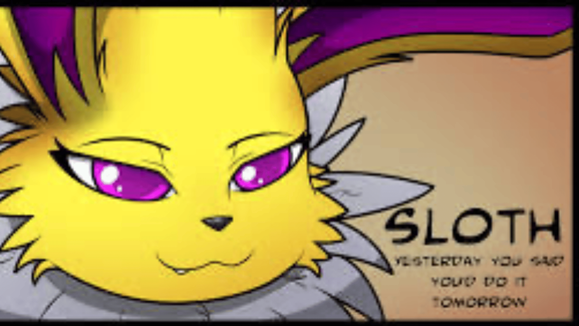 Sloth the jolteon