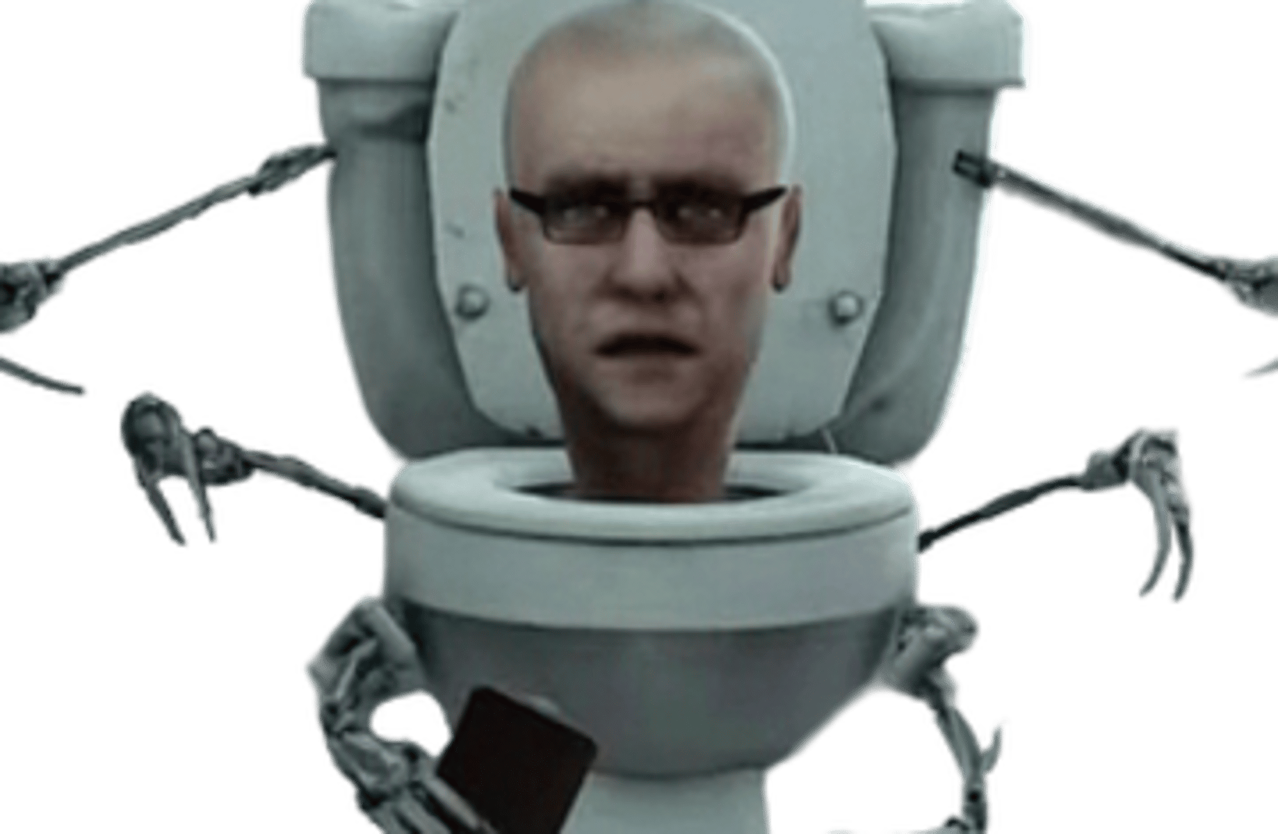 Scientist Claw Toilet