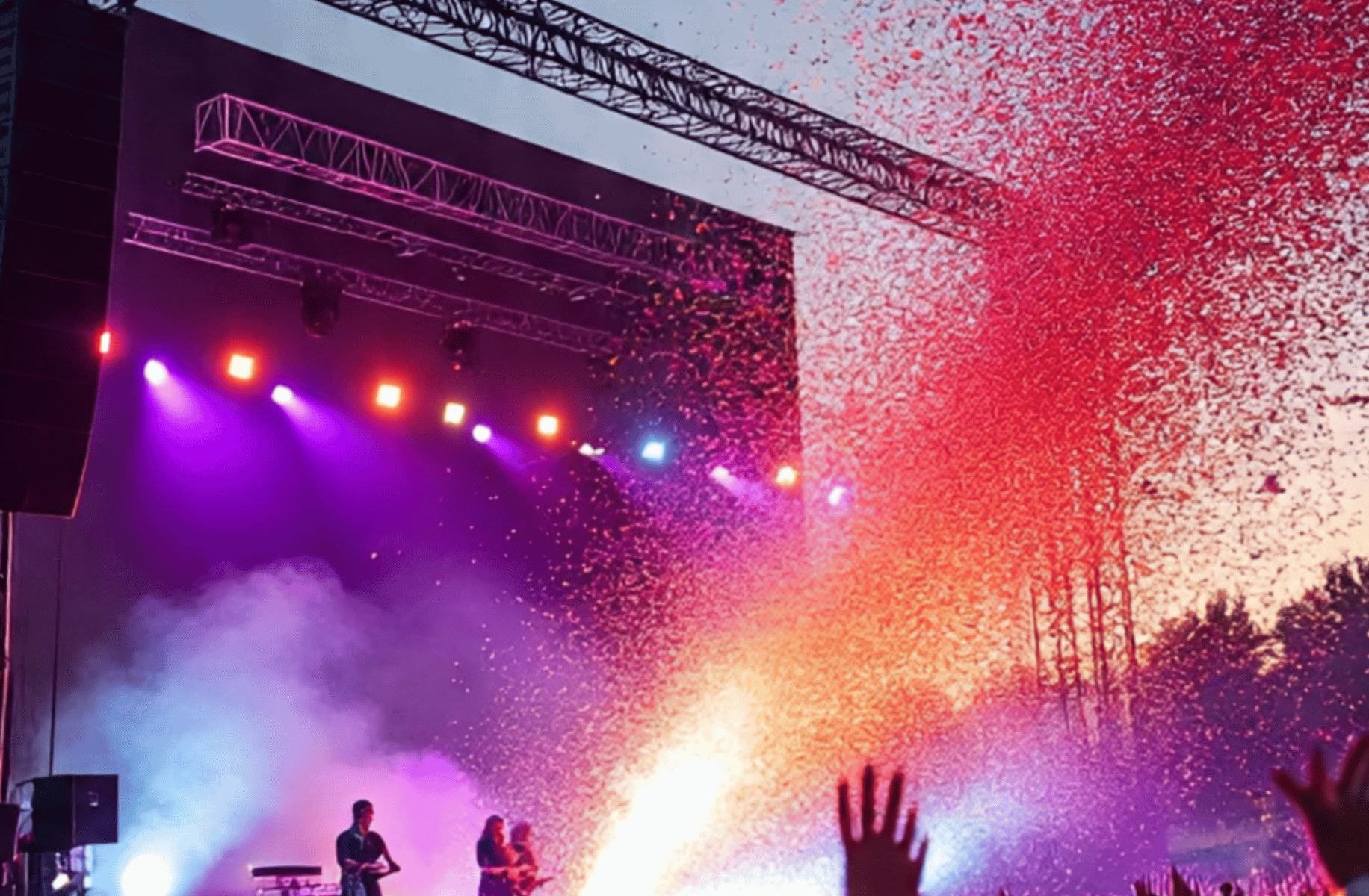 U at a concert