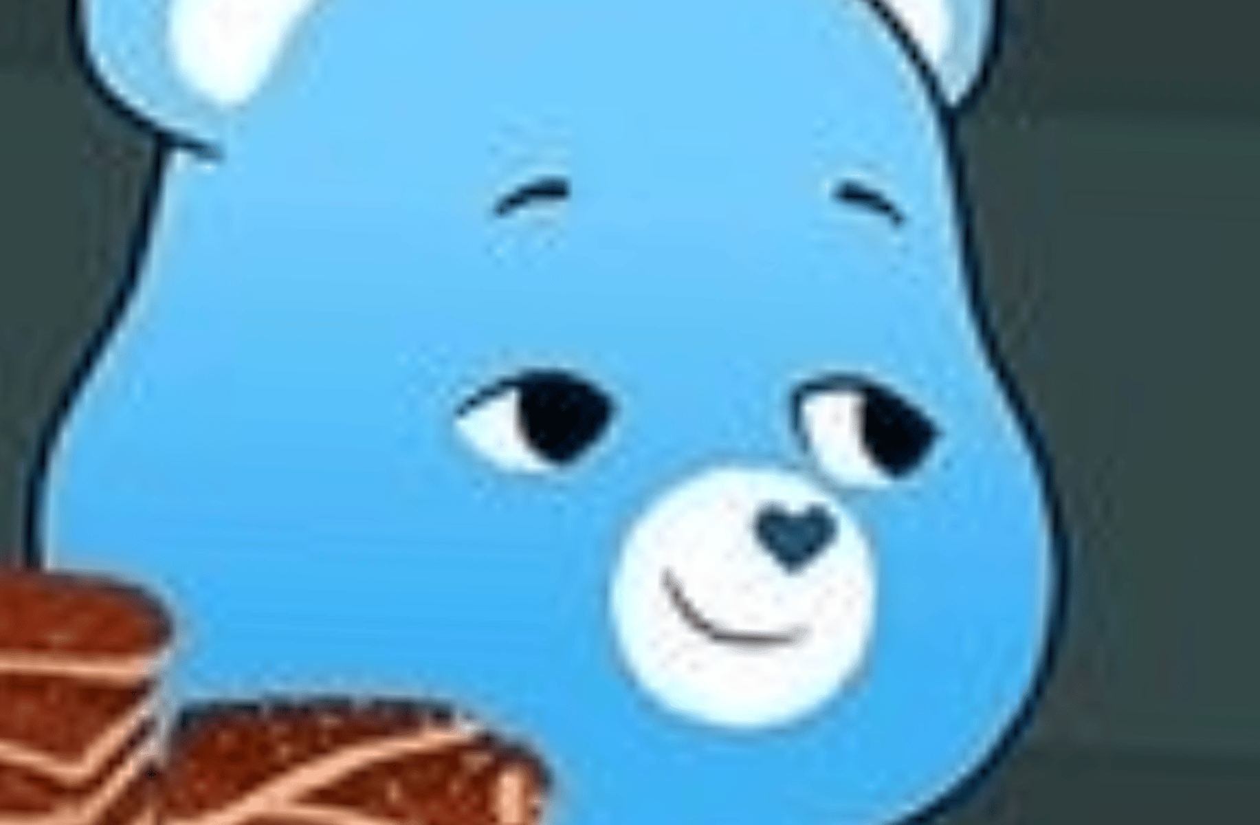 Drunk grumpy bear