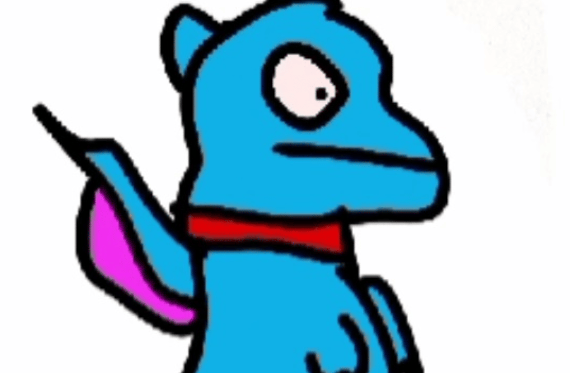 Drawing Stuffy the dragon