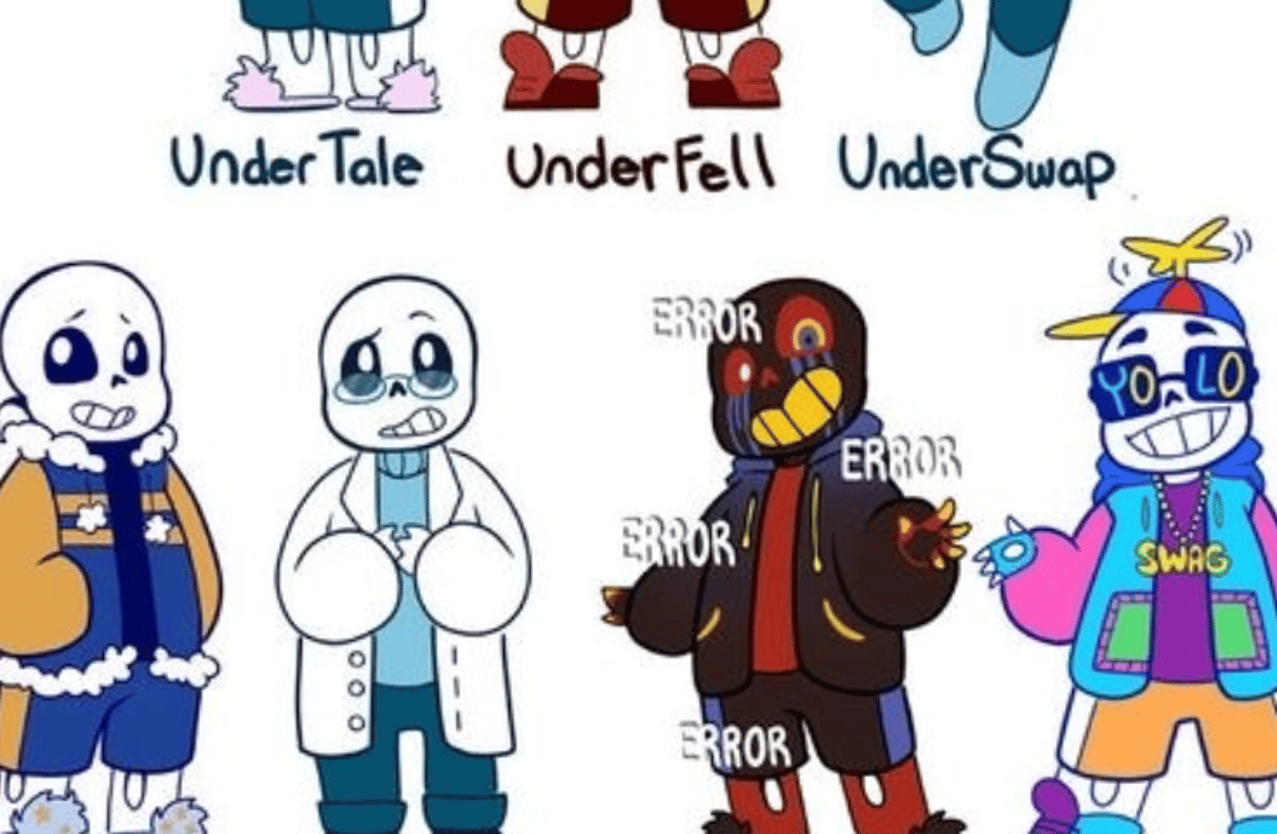 sans AUs react