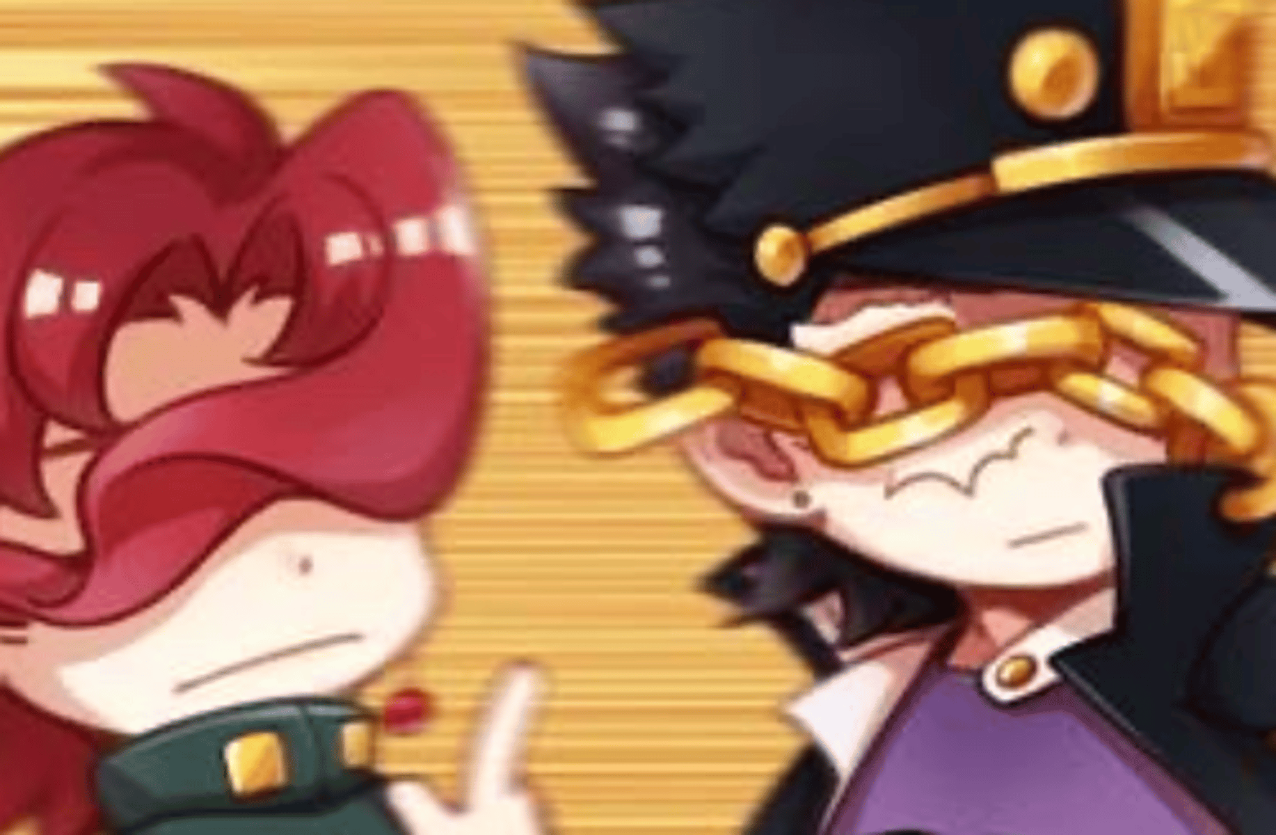 Jotaro and Kakyoin