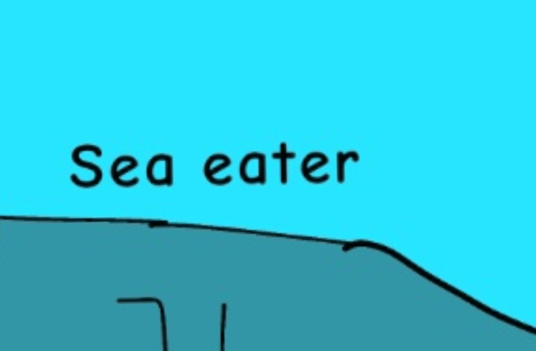 Drawing Sea eater