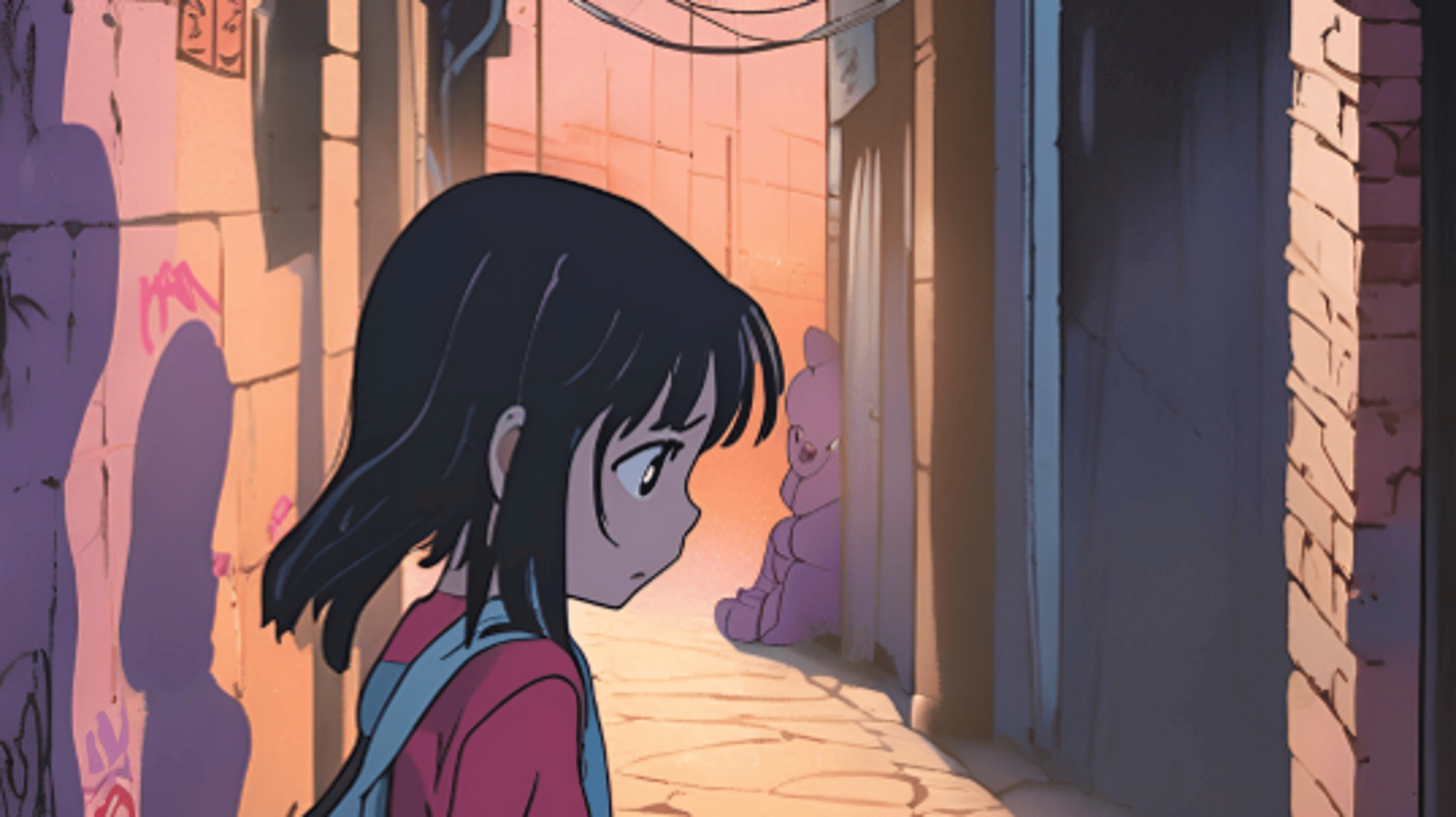 Abandoned Little Girl