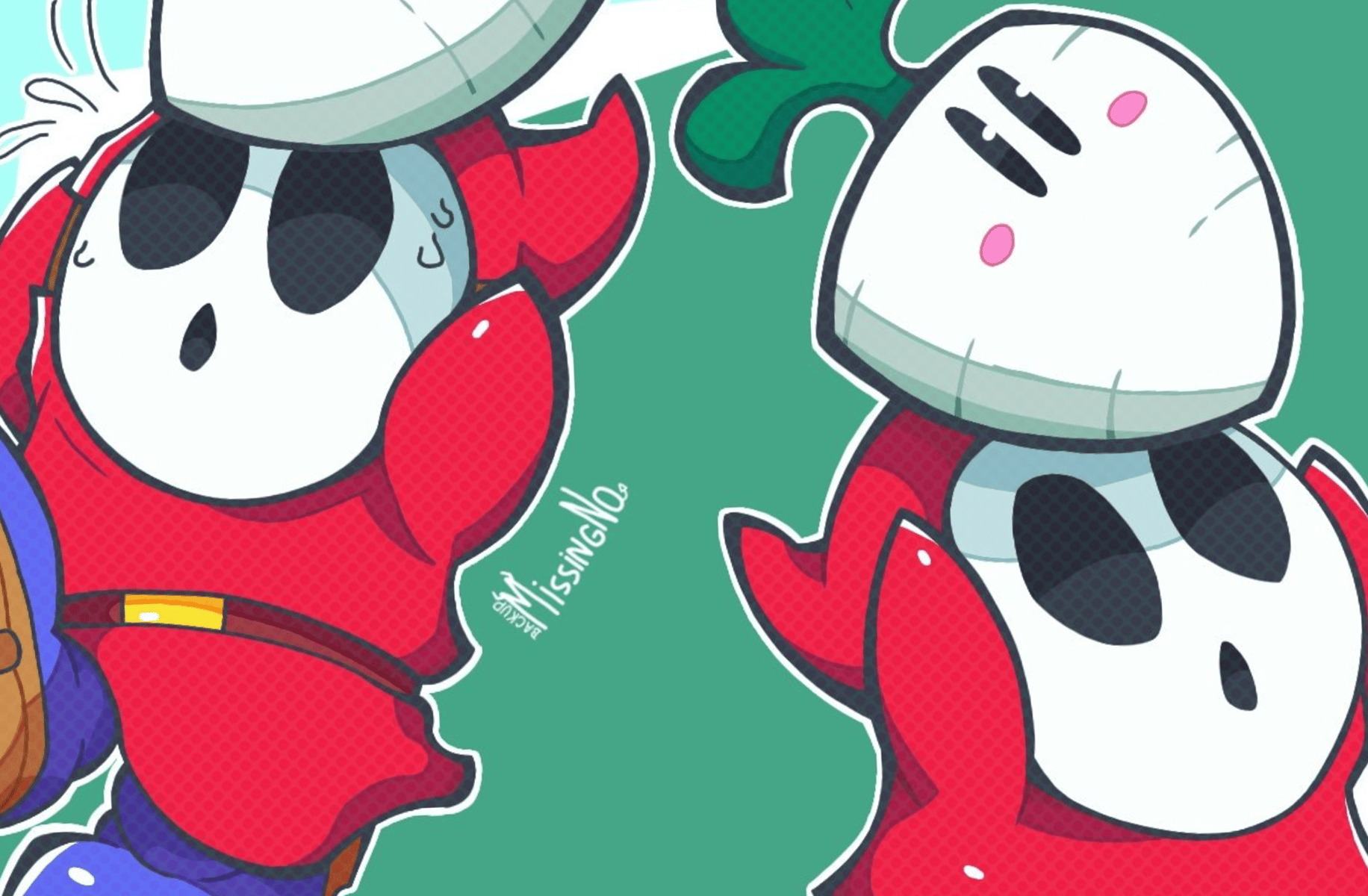 Shy guy