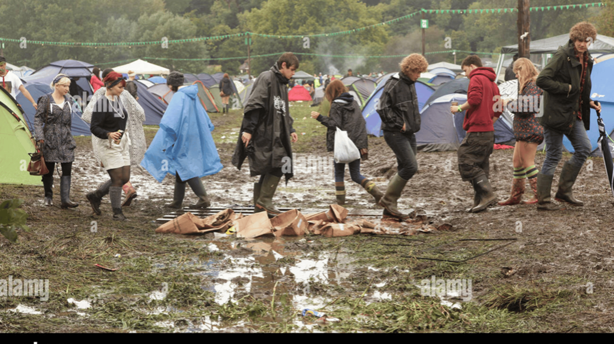 Torrential rain goers