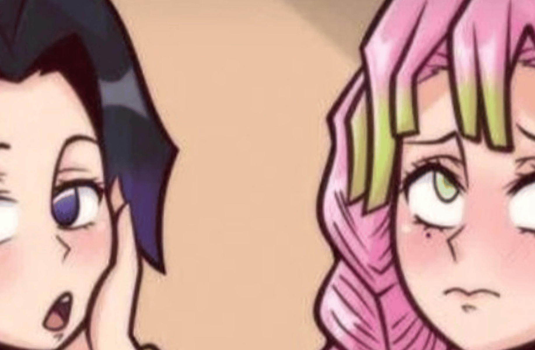 Mitsuri and Shinobu (AU)