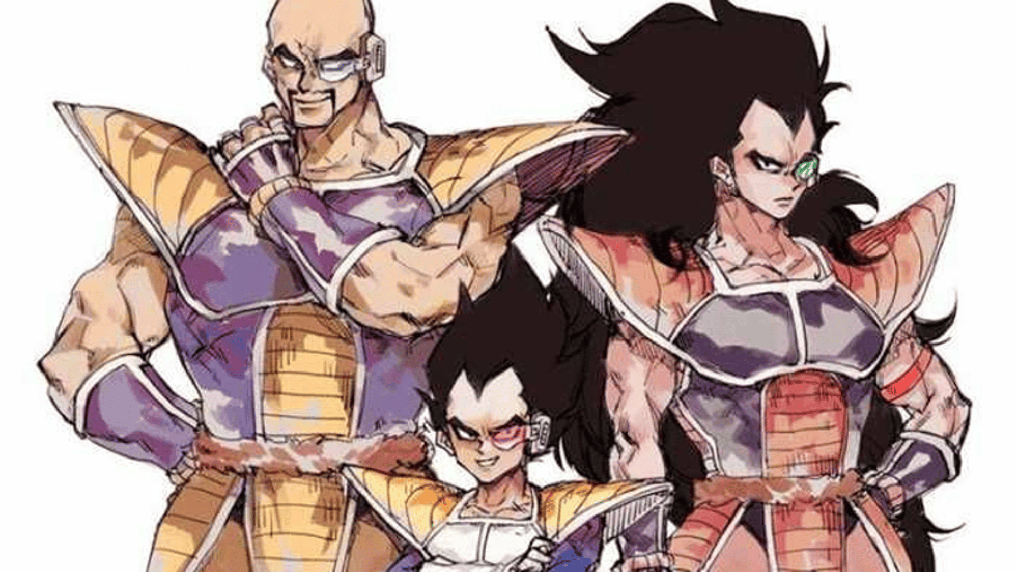 Nappa,Vegeta,and Raditz.