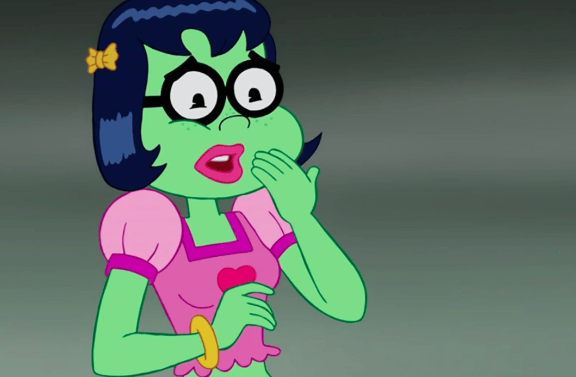 Princess Mindy sneezing