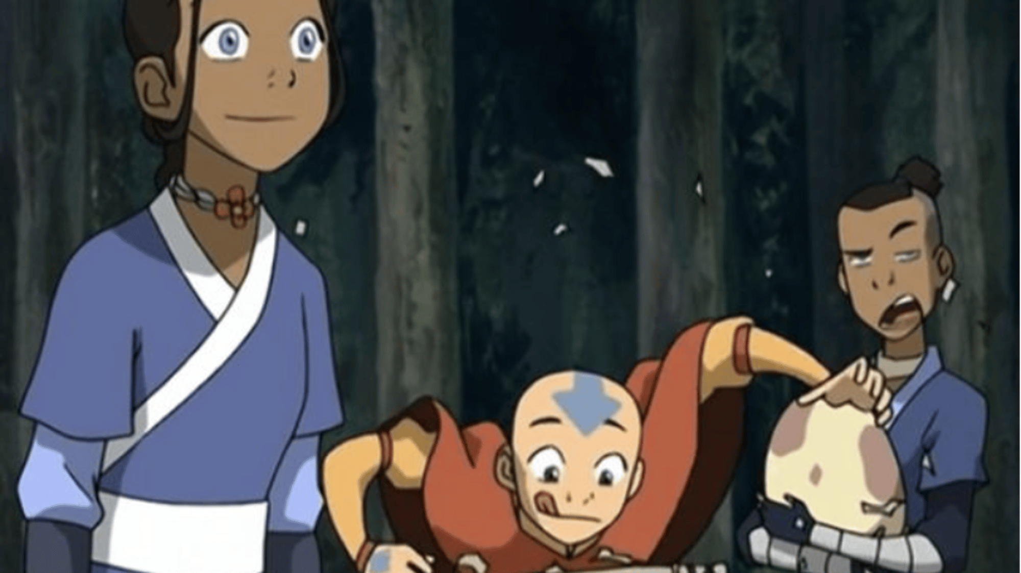 Aang,Katara,& Sokka