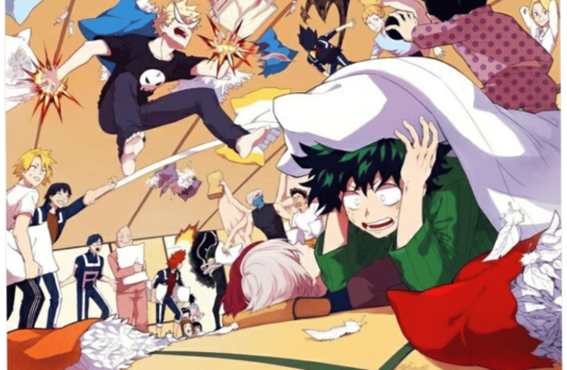Mha sleepover (C. A.I)