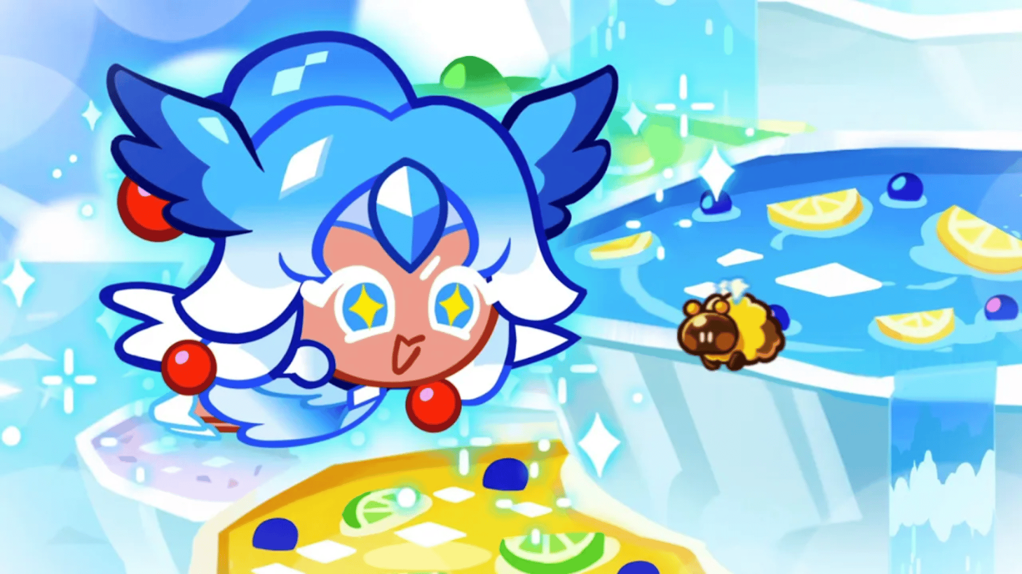 Blue Slushy Cookie
