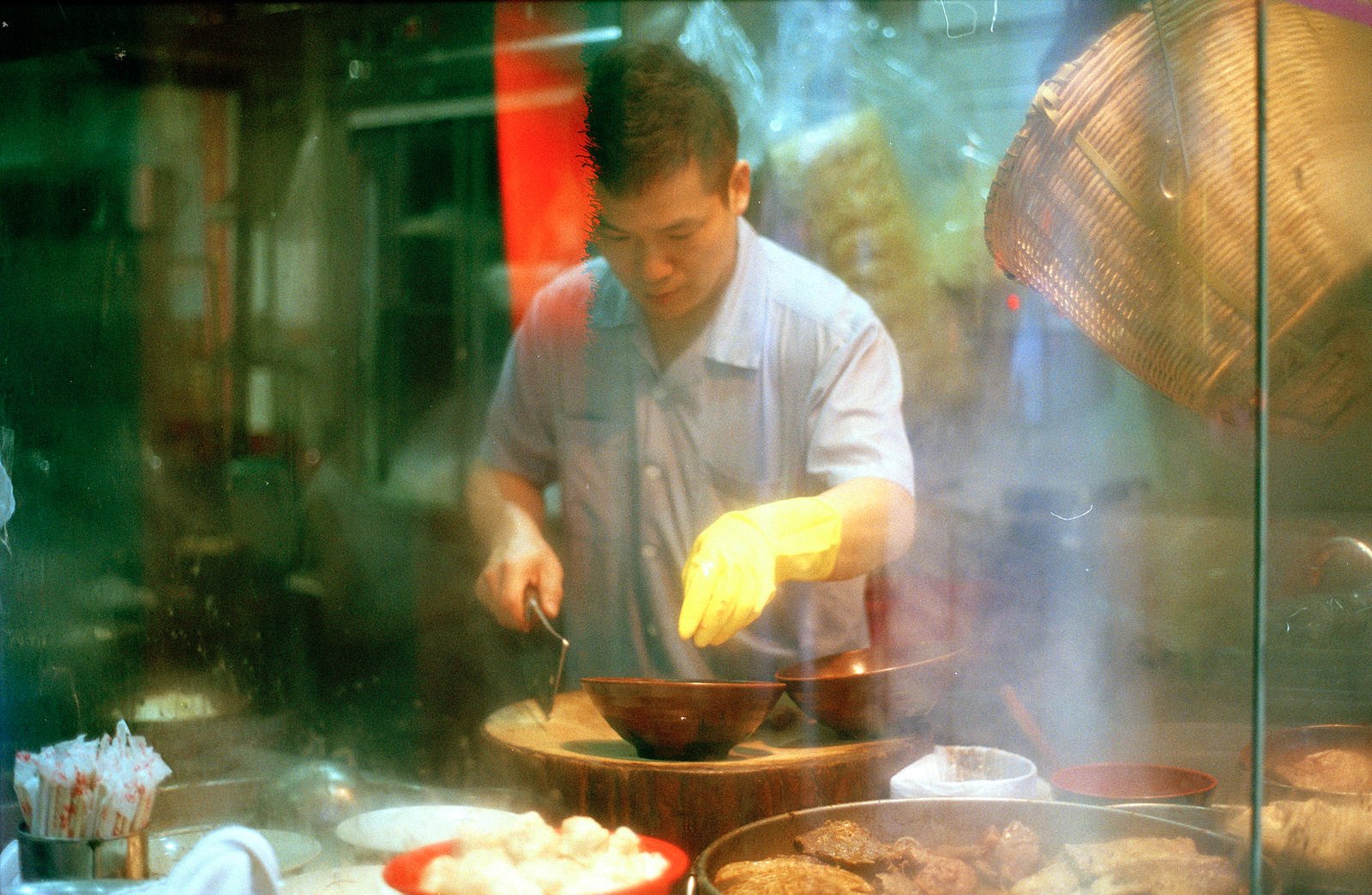 Man cooking