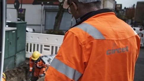 Herkenbare vakmannen tijdens het infraproject