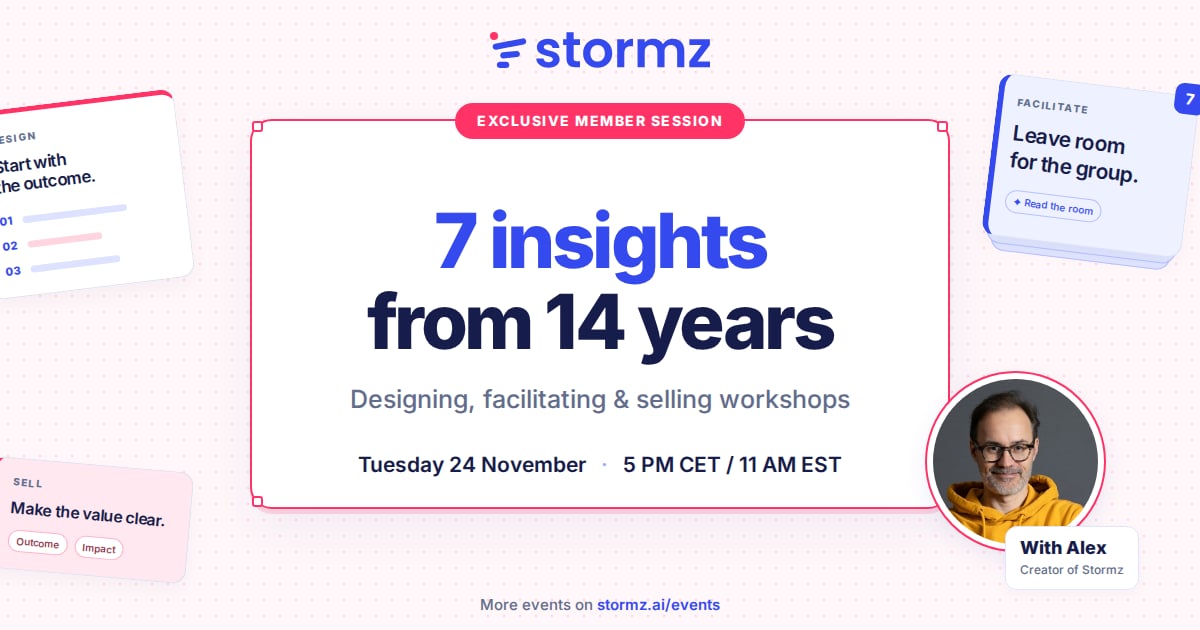 7 things I’ve learned from 14 years of facilitating workshops
