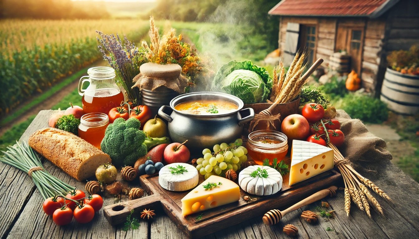 מזון, הסעדה ותוצרים חקלאיים