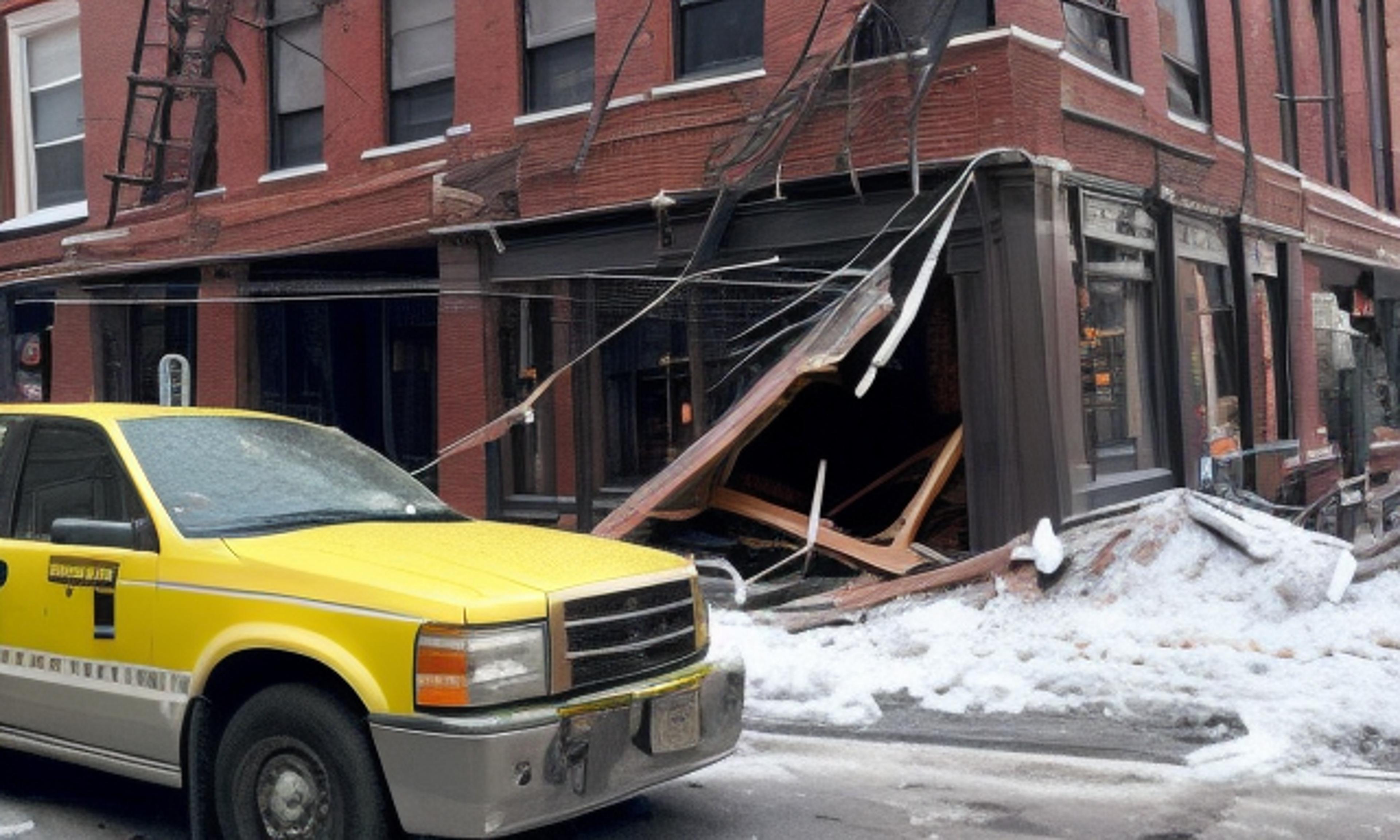 Department of Buildings Investigating Roof Collapse Along Brooklyn Businesses