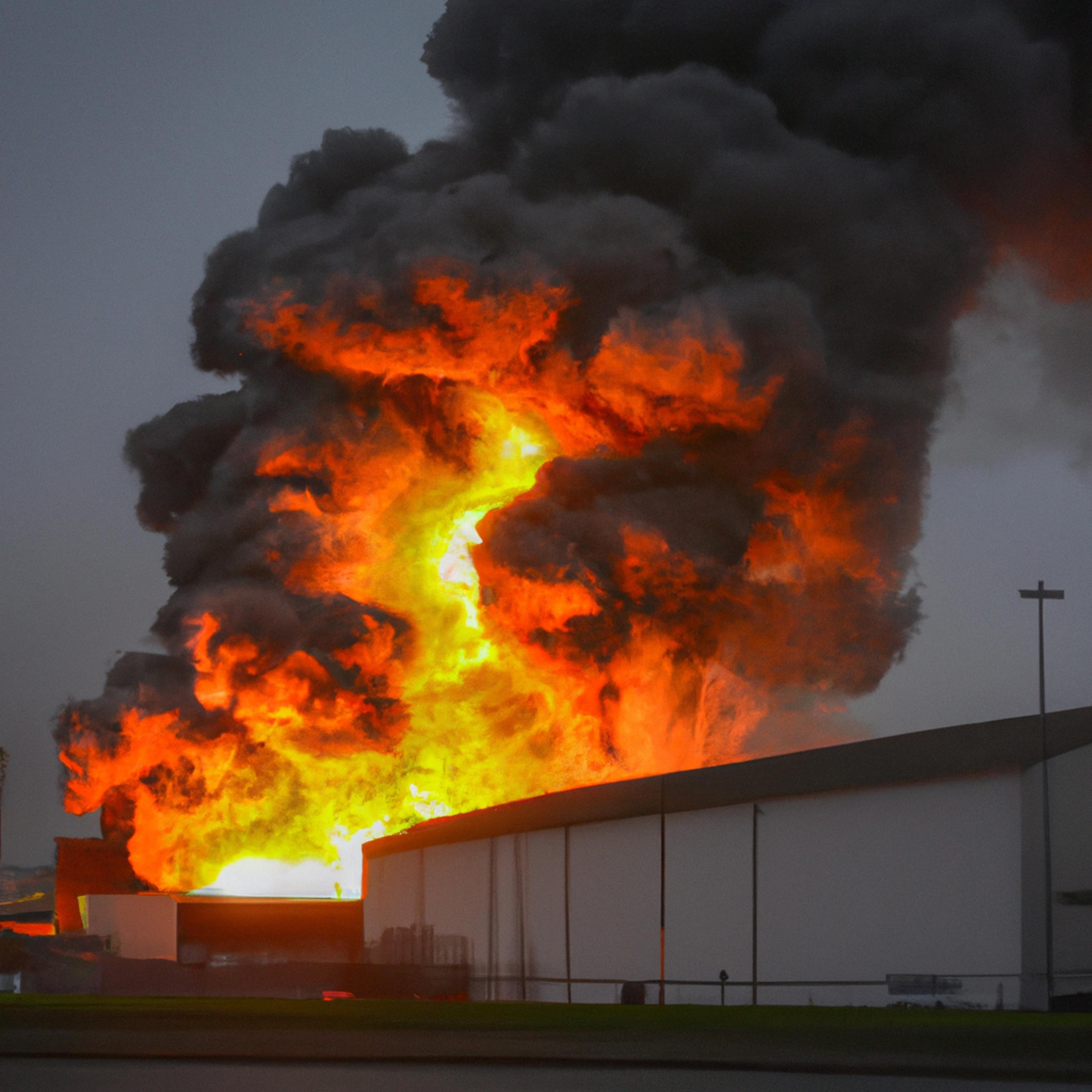 Massive Fire Breaks Out at Local Factory