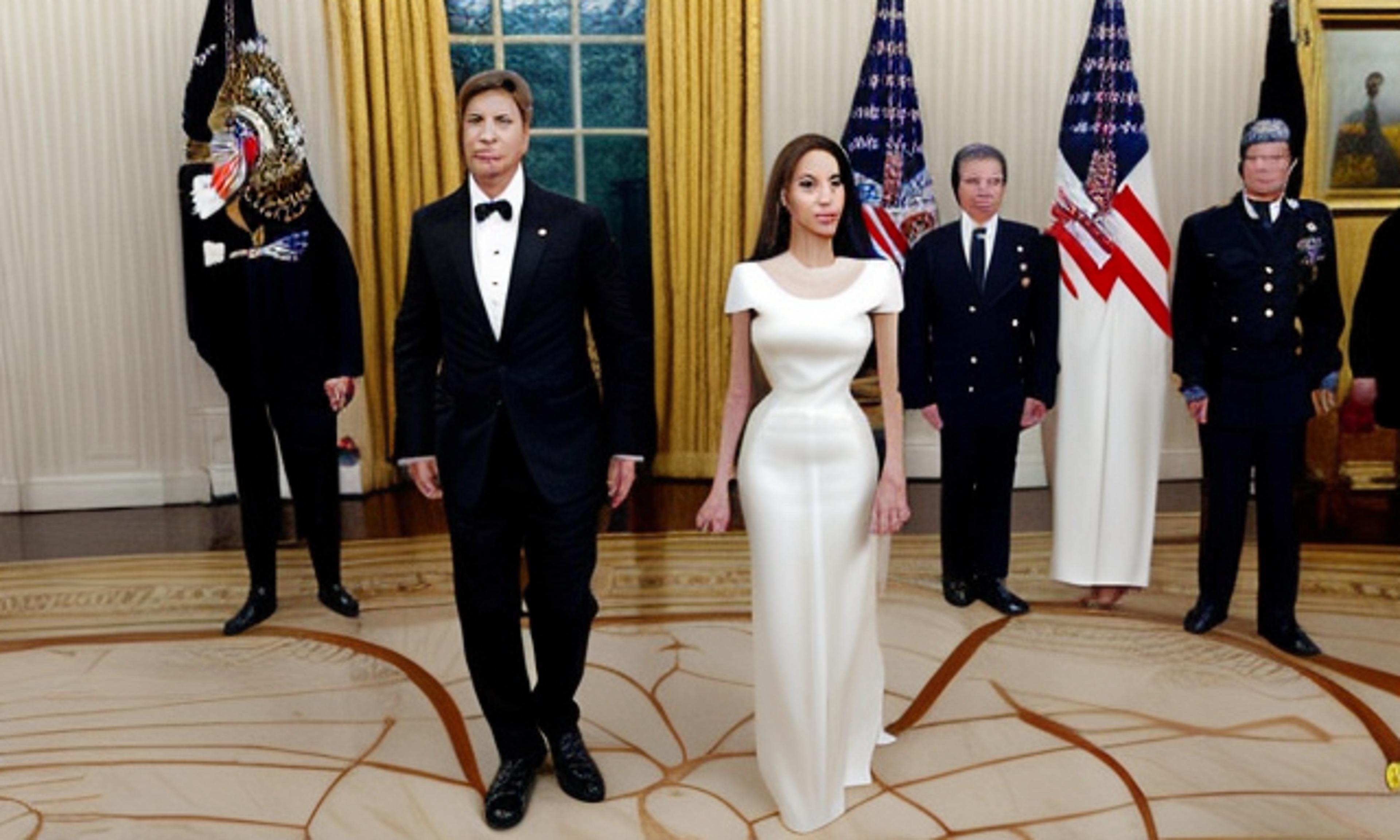 Angelina Jolie and Maddox Attend White House State Dinner with President Biden and South Korean Leader
