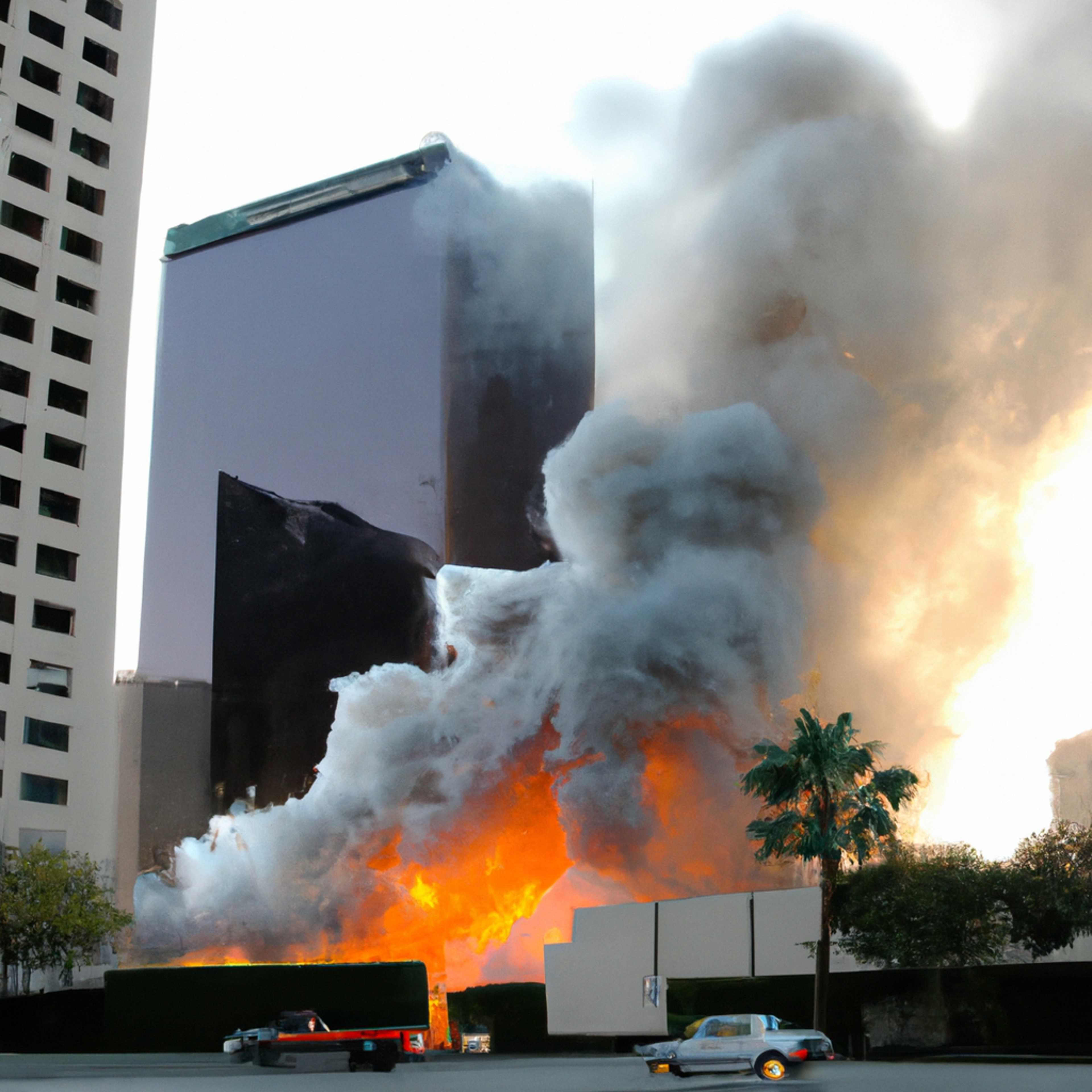 Breaking News: Massive Fire Erupts in Downtown Business District