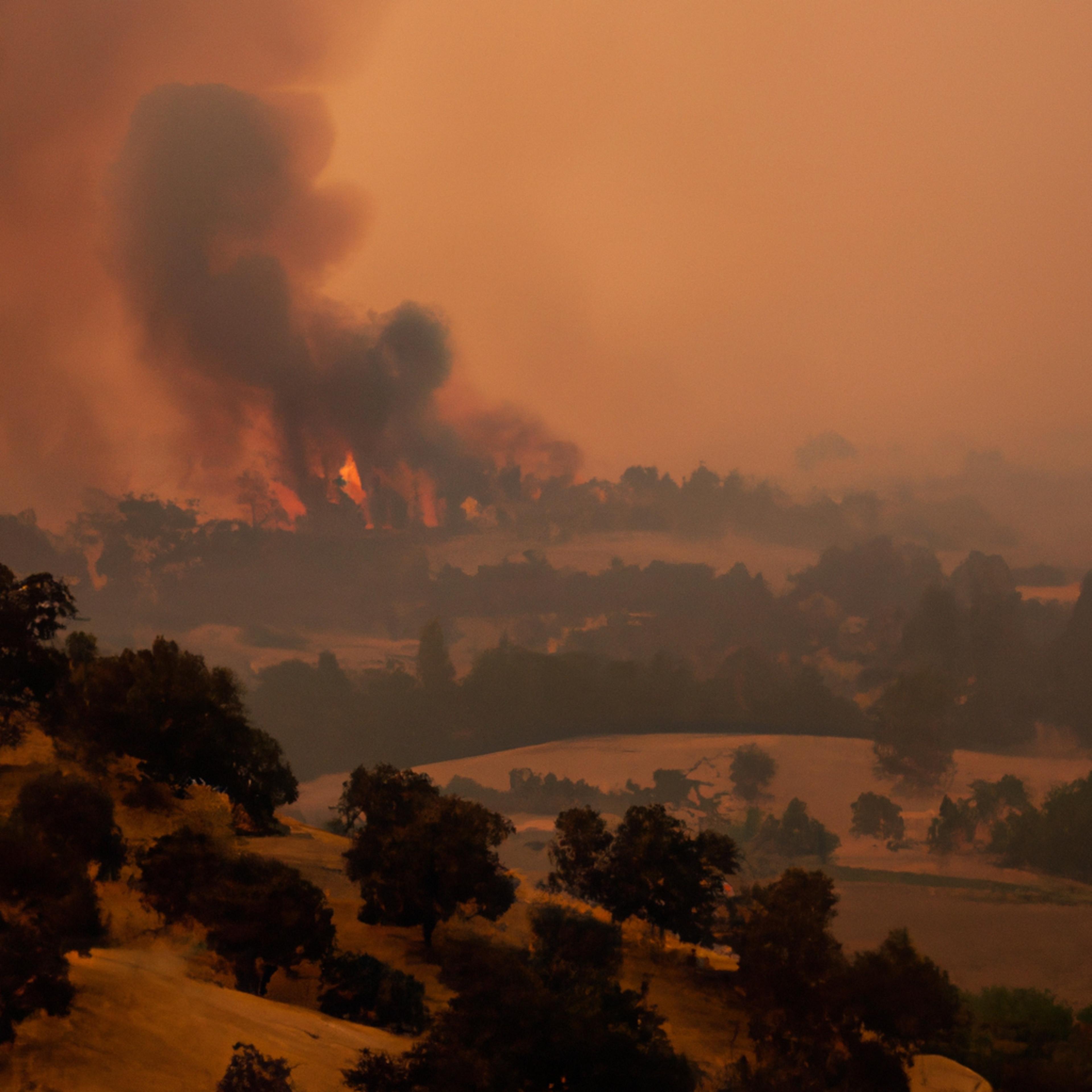 Massive Wildfire Devastates California's Wine Country