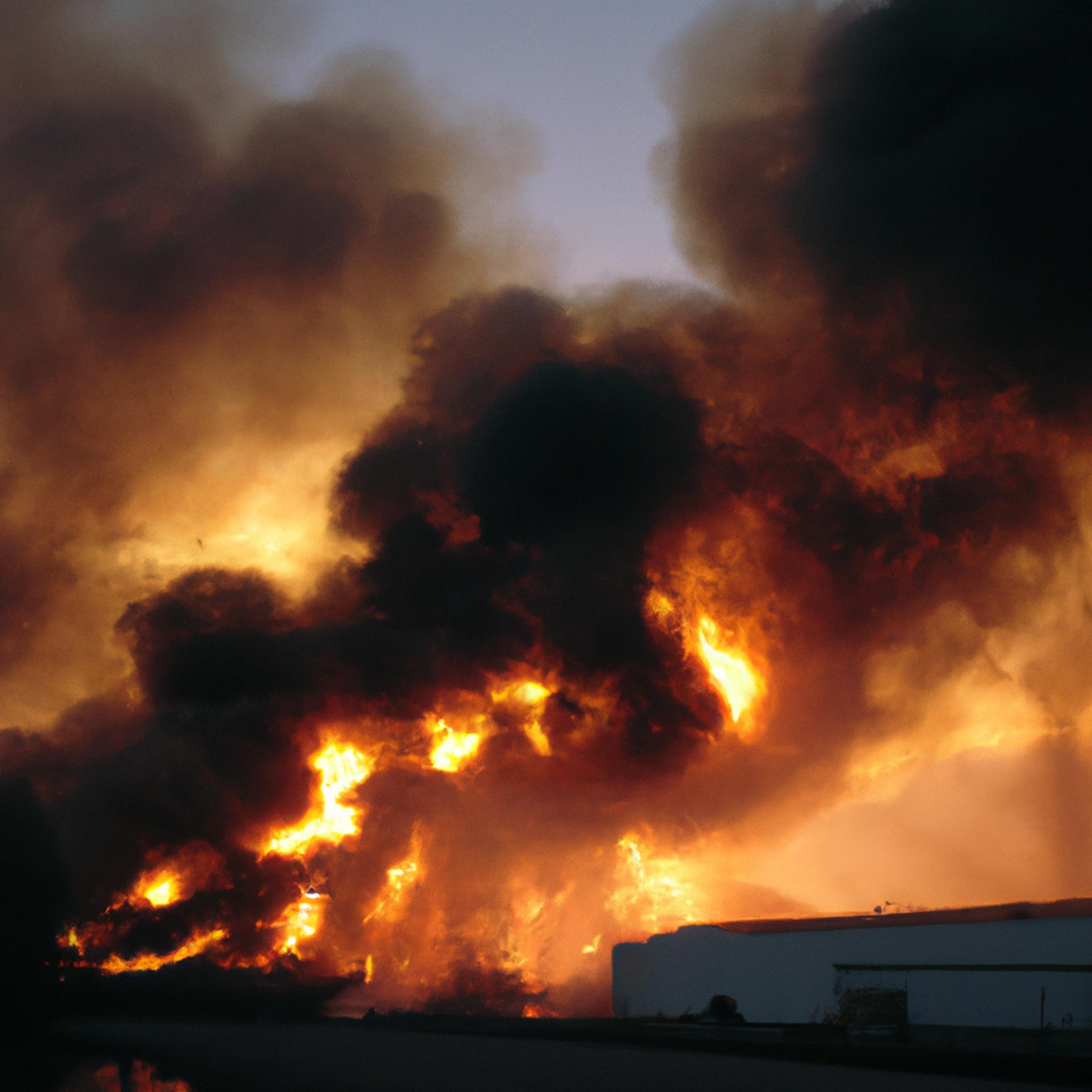 Massive Fire Breaks Out at Local Factory