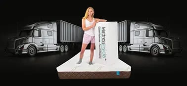8 Luxury Gel Foam Truck Mattress w/Organic Cotton