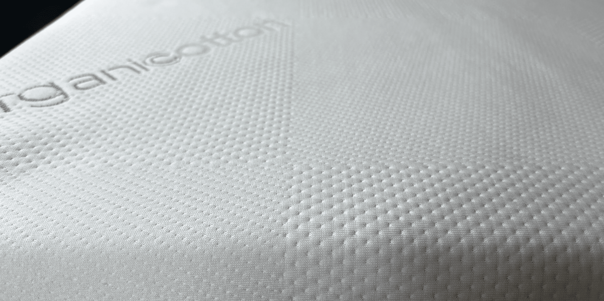 Mattress with organic cotton cover