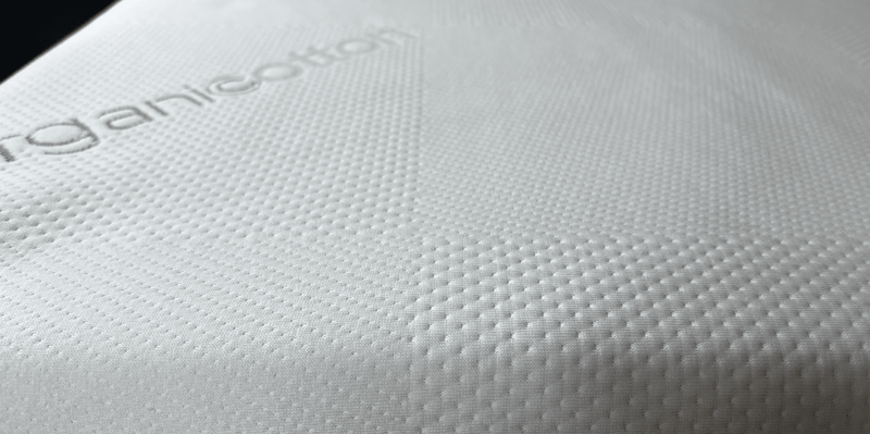 Mattress with organic cotton cover