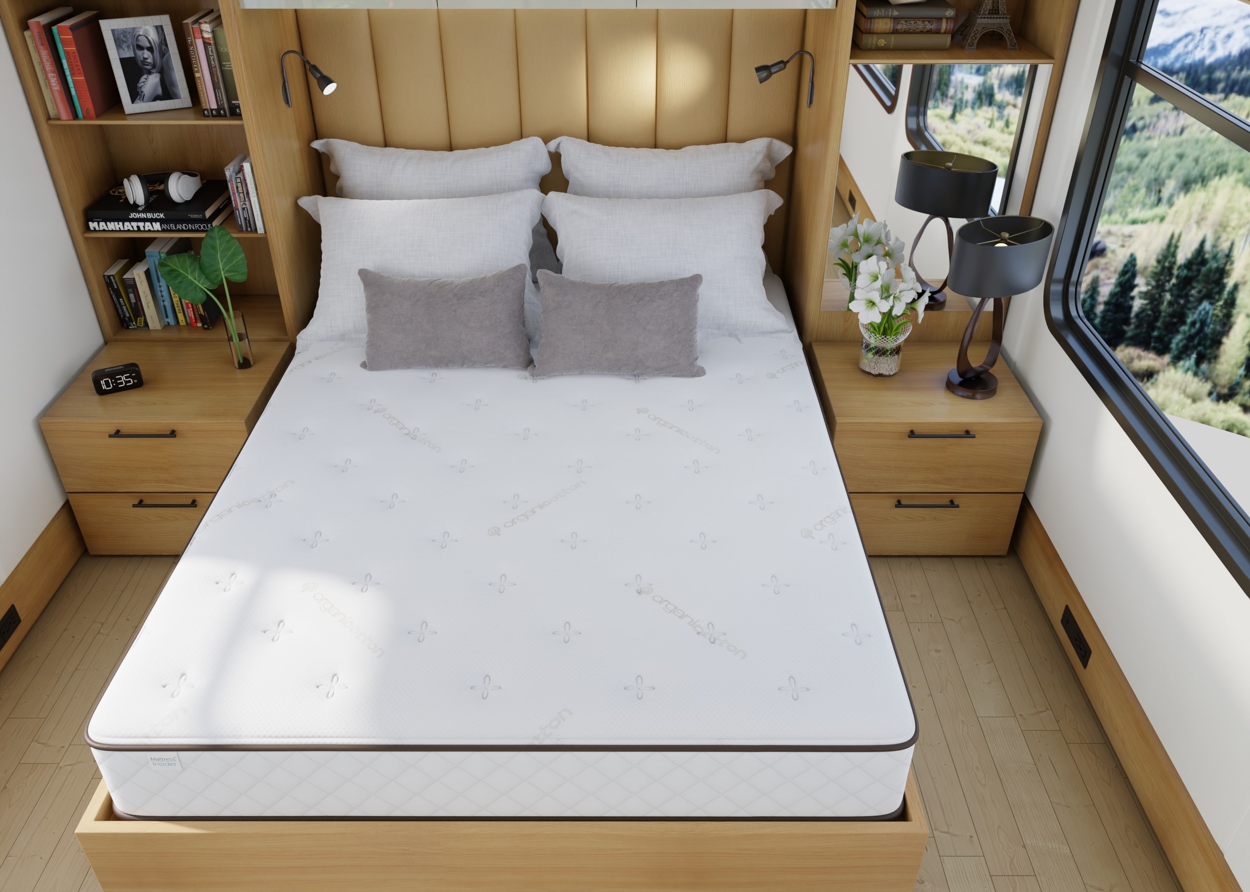Scarsdale RV mattress in RV bedroom