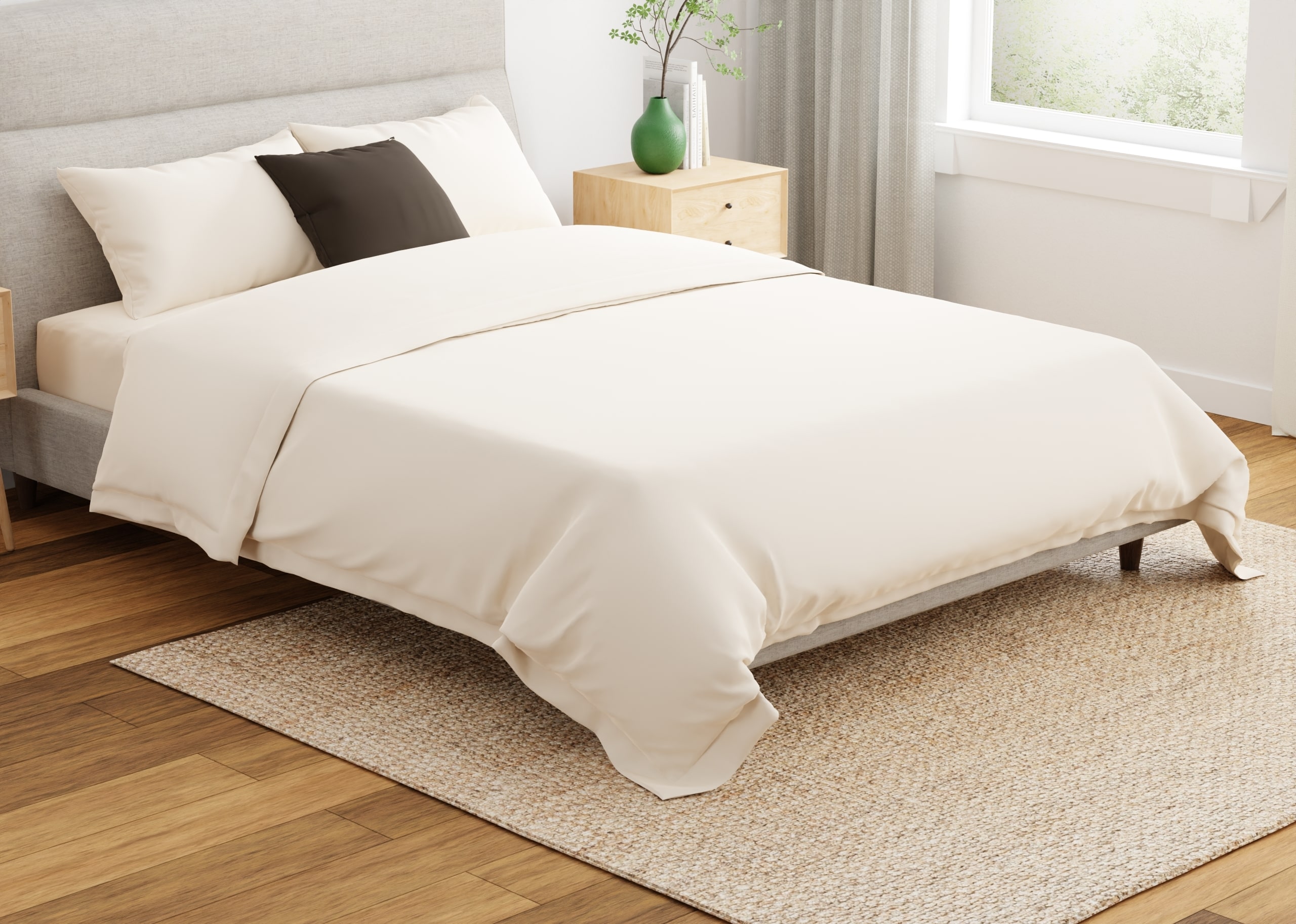 Comforter Cream Angle