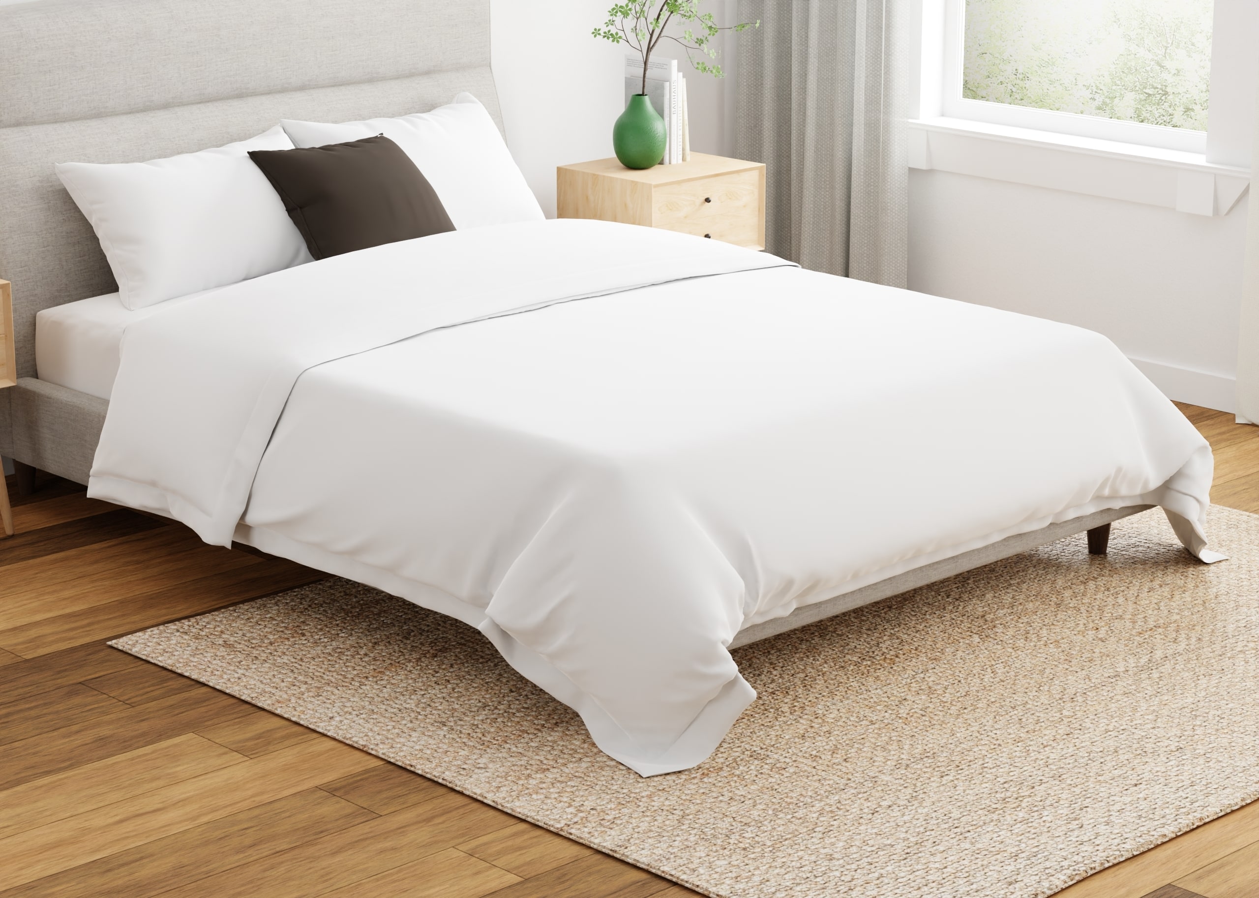 Comforter White Angle
