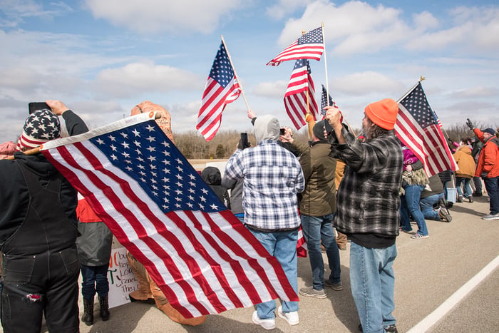 Image for Flags Along the Freeway