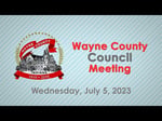 Image for Wayne County Council meeting of 070523