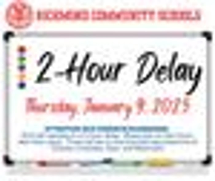 Image for 2-Hour Delay THURSDAY, JANUARY 9, 2025