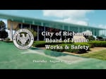 Image for City of Richmond Board of Public Works and Safety of August 17, 2023