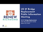 Image for INDOT U.S. 27 Bridge Replacement Project public meeting