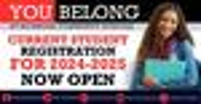 Image for Returning Student Registration Now Open