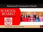 Image for Richmond Community Schools Board Special Policy Meeting | July 15, 2025