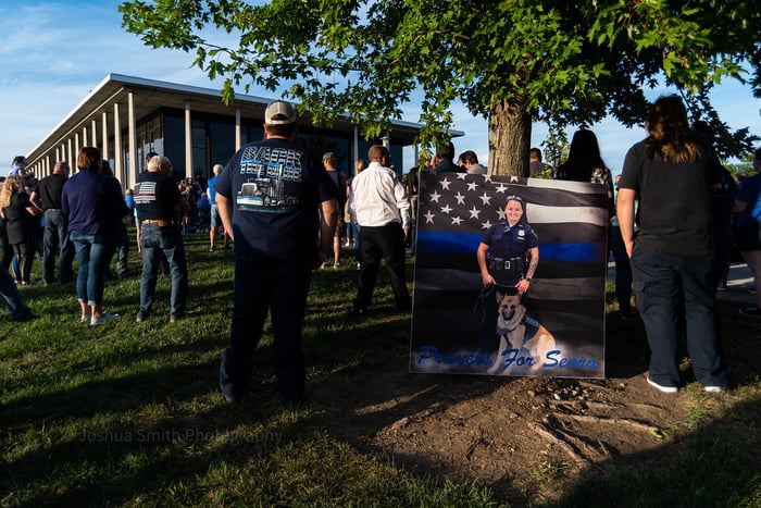 Image for Vigil for Officer Burton
