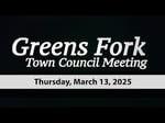 Image for Greens Fork Town Council Meeting of March 13, 2025