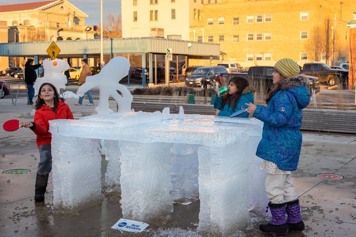 Image for Icy Table Tennis Fun
