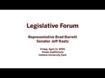 Image for IU East Legislative Forum with Senator Jeff Raatz and Representative Brad Barrett, April 11, 2025